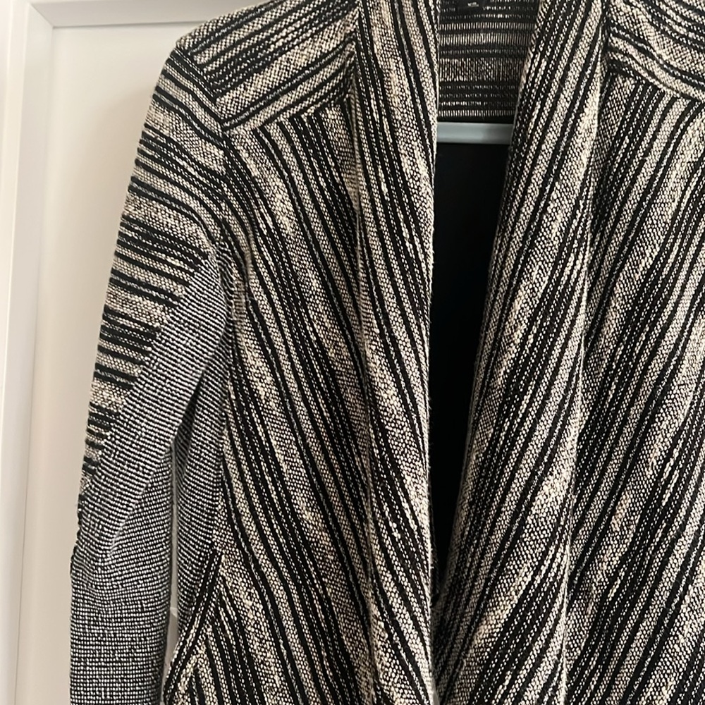 Lucky Brand Woman's Extra Small Cardigan Sweater Black Gray - Picture 3 of 10